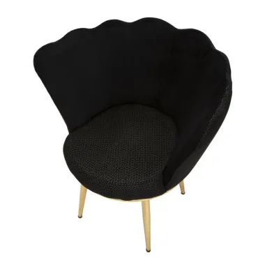 Fotel MINDY Czarny 70x63x83 cm